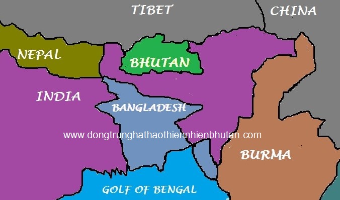 Bhutan-map